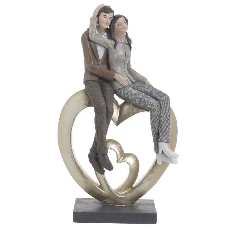 Statueta Lovely Couple, Rasina,14,5Χ7Χ25,5