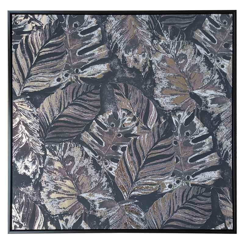 Tablou printat Jungle Leaves, 80X80