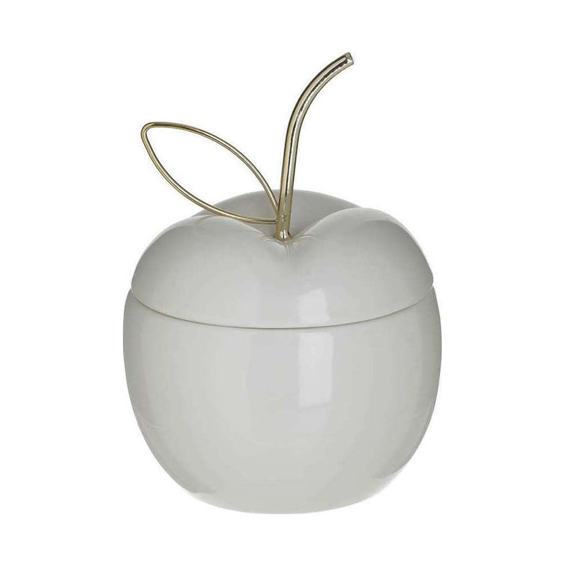 Bomboniera White Apple, Ceramic, D12Χ15